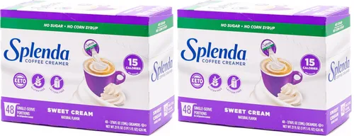 Vista 10 de SPLENDA Tazas de crema de café bajas en calorías sin azúcar, vainilla francesa, 48
