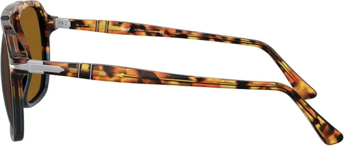 Vista 4 de Persol PO3223S - Gafas de sol cuadradas MadreterraVerde Polarizado