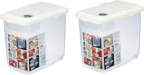 Vista 7 de JapanBargain, Japanese Rice and Pet Food Storage Container, Ideal for Dry Food, Dog Food, and Cat Food, 11 lbs, 1-Pack