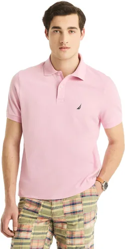 Vista 189 de Nautica playera polo clásica de mangas cortas, color sólido, para hombre