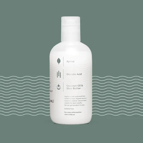 Vista 3 de LivSo Champú hidratante para el cuero cabelludo, hidrata el cabello y el cuero cabelludo, derivado de forma natural, producto de sensación fresca