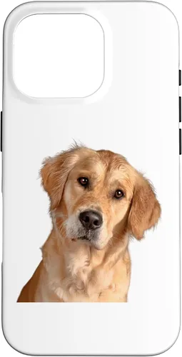 Vista 20 de American Golden Retriever Dog Sweet and Quizzical Case for iPhone 17