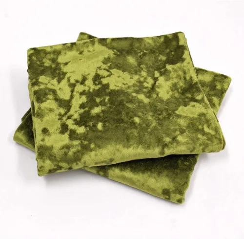 Vista 8 de Home Soft Things Funda de almohada decorativa de terciopelo triturado, 4 piezas, aguacate, 20 x 20 pulgadas, funda cuadrada de acento suave