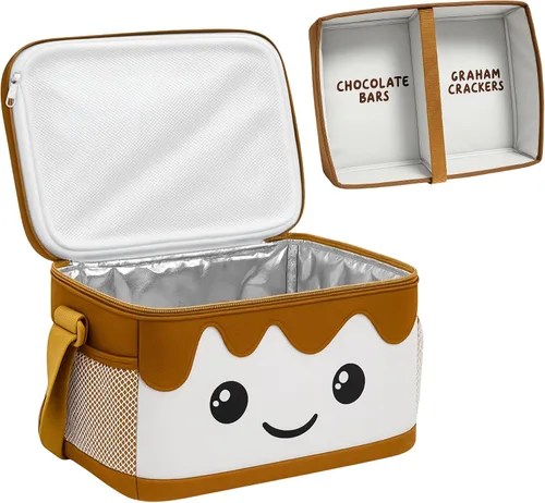 Vista 7 de THE S'MORES COMPANY - Organizador de S'mores con bandeja, kit de caja de aperitivos S'mores para suministros de S'mores, accesorios de camping