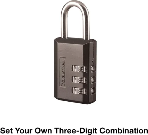 Vista 4 de Master Lock Cerraduras de viaje aprobadas por la TSA establece tu propia combinación, construcción de metal duradero