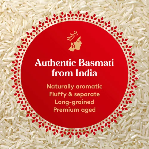 Vista 5 de Royal - Arroz Basmati Blanco de Grano Largo Auténtico Envejecido Naturalmente - 15 lbs