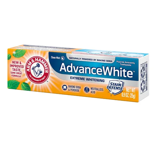 Vista 15 de Arm & Hammer Advance White Extreme Whitening Pasta de dientes, 0.9 onzas (el embalaje puede variar)