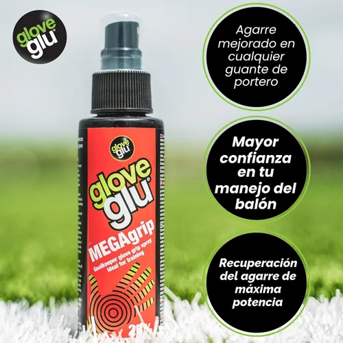 Vista 2 de Gloveglu MEGAgrip - Spray de agarre para guantes de portero Guante de portero avanzado Reviver Captura mejorada y mejor manejo del balón