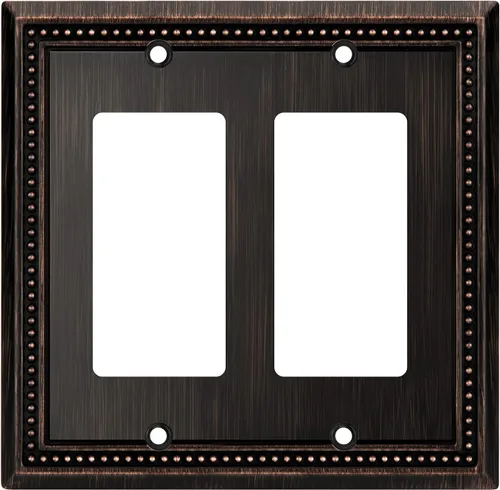 Vista 84 de Henne Bery Sunken Pearls Placa de Pared Decorativa de Servicio Pesado Placa de Interruptor Cubierta de Tomacorriente