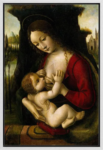 Vista 98 de wall26 Lienzo impreso para pared, diseño de Salomé y San Juan Bautista, por Solario, Historia del Renacimiento, ilustraciones de bellas artes, arte