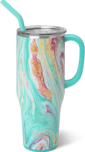 Vista 48 de Swig Life 40oz Insulated Mega Mug with Handle & Straw, Boho Desert DESIERTO BOHO