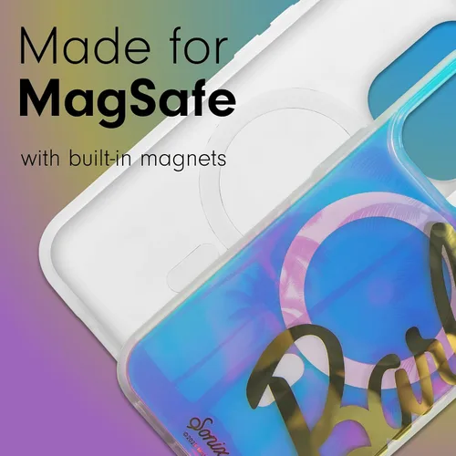 Vista 3 de Sonix x Barbie Funda para iPhone 15 Pro Compatible con MagSafe Probada para caídas de 10 pies Golden Hour