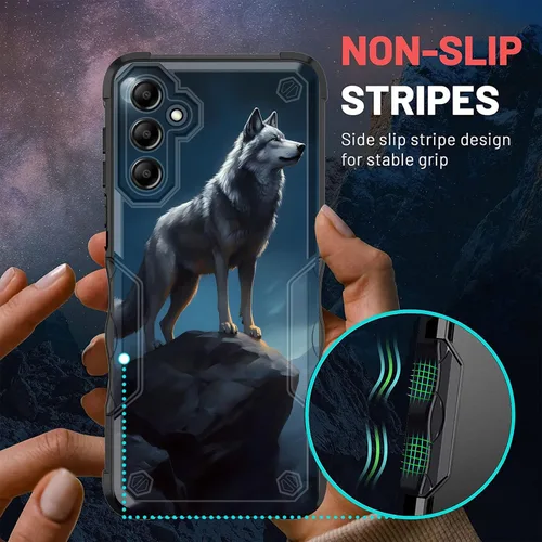 Vista 523 de Funda para Galaxy A14 5G, [Doble Capa][Protección contra Caídas de Grado Militar de 10 Pies] [Antideslizante] Funda Resistente a Prueba de Golpes