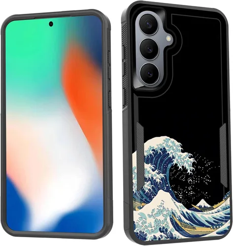 Vista 194 de Funda para Galaxy S26 FE, doble capa, protección contra caídas de grado militar de 10 pies, antideslizante, resistente a prueba de golpes, para Cruz