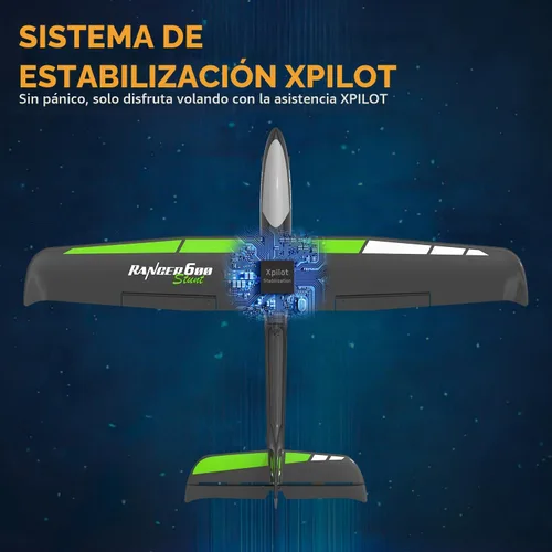 Vista 5 de VOLANTEXRC - Avión RC de nueva versión, avión de control remoto para adultos, avión RC de 4 canales con construcción de espuma duradera, 3 modos