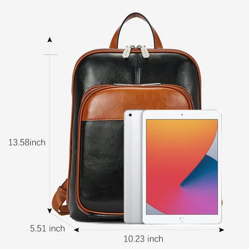 Vista 4 de BOSTANTEN Cartera de cuero genuino casual de la universidad bolsas de viaje para las mujeres y carteras de cuero para las mujeres RFID bloqueo