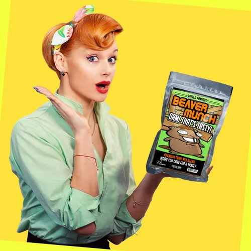 Vista 7 de Beaver Munch Spicy Trail Mix – Regalo saludable, divertido mezcla de frutos secos, bolsa de regalo resellable, regalos divertidos y saludables