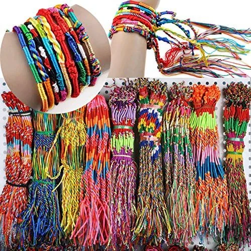 Vista 7 de 50 hebras trenzadas para joyería pulseras hechas a mano de Afazfaong