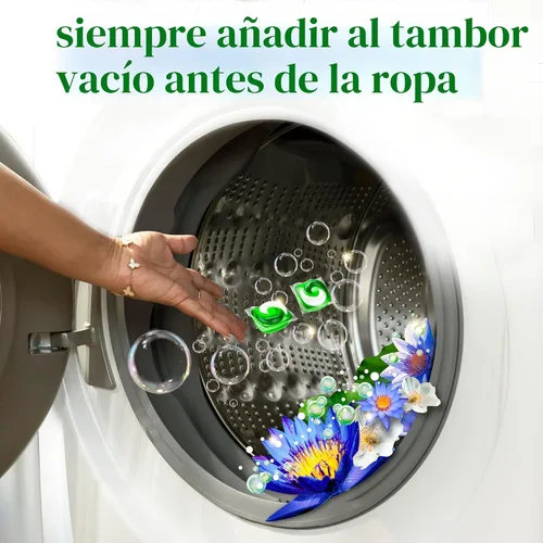 Vista 11 de Gain flings Ultra Oxi Cápsulas de Detergente para Ropa, 60 Unidades, Aroma Waterfall Delight, 3 en 1, Compatible con HE