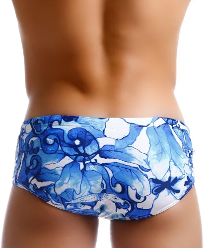 Vista 2 de Taddlee Traje de baño para hombre, traje de baño para hombre, traje de baño tipo bikini, camiseta de surf, traje de baño rojo, Rojo