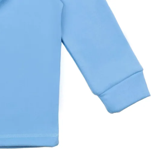 Vista 9 de Bluey Sudadera con capucha de forro polar con media cremallera para niños pequeños a grandes Azul