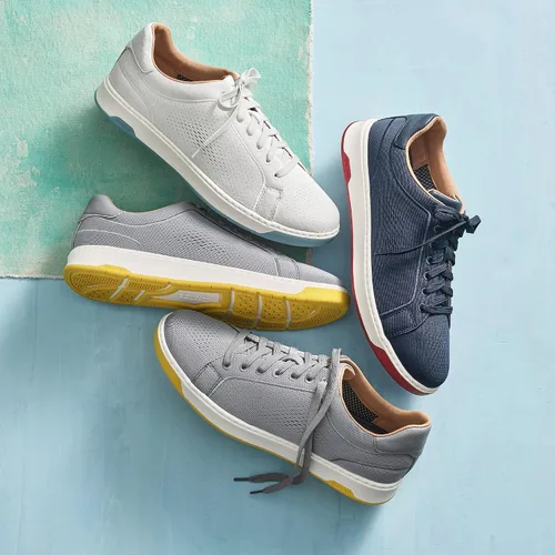 Vista 6 de Johnston & Murphy Mens Daxton Knit Lace-Up Shoes Mens Walking Shoes, Casual Shoes for Men, Sneakers for Men, Lace-Up Sneakers, TRUFOAM Cushioned