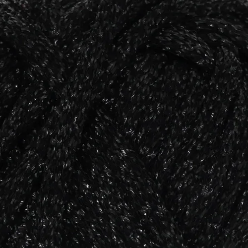 Vista 2 de JubileeYarn Hilo esponjoso para platos - 50 g/madeja de nylon grueso - paño de cocina - negro - 4 madejas