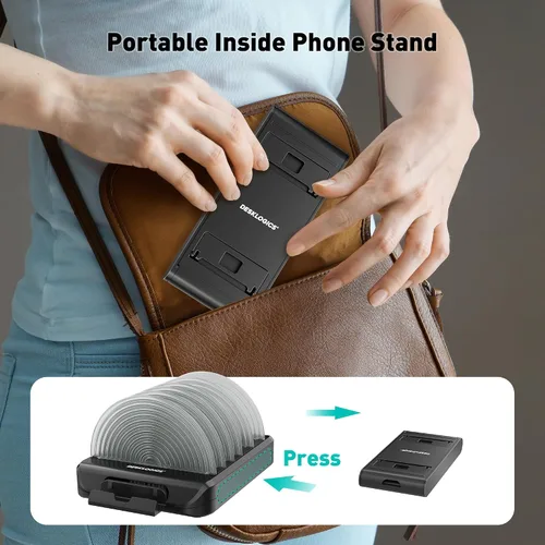 Vista 3 de Soporte vertical para laptop y organizador de escritorio, base ajustable para MacBook, iPad, teléfono