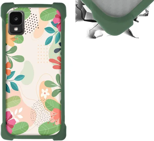 Vista 48 de jioeuinly Funda compatible con ZTE Blade X1 5G Phone Case PC Backplane + cubierta de silicona suave marco XSH