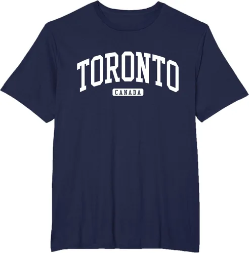 Vista 42 de Camiseta estilo universitario de Toronto Canada, Negro