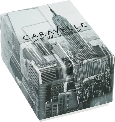 Vista 3 de Caravelle Modern Multi-Function Mens Watch, Stainless Steel Diamond