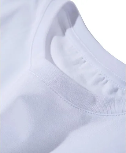 Vista 5 de YJ Back home Unisex Kids Quality Cotton Tees White Baisc Shirt