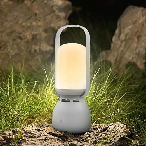 Vista 9 de JackonLux Linterna de campamento con altavoz, linterna portátil recargable para exteriores, 11 modos RGB de color regulable luz nocturna LED