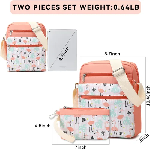 Vista 3 de mygreen Juego de bolso cruzado pequeño para niñas adolescentes, bolsas de mensajero pequeñas para niños de 9 a 10 años, regalos