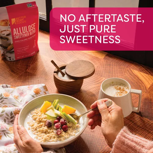 Vista 5 de BetterBody Foods Edulcorante de alulosa de 12 onzas, cero calorías, sin OMG y sin gluten, reemplazo de azúcar 1:1 sin regusto, perfecto para hornear