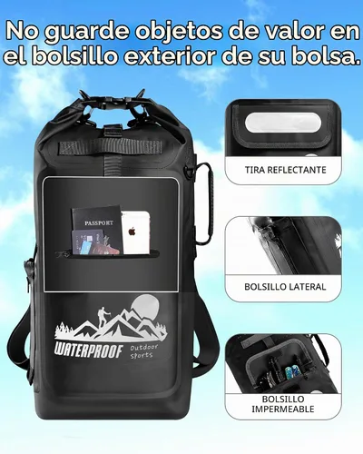 Vista 4 de Mochila Bolsa Seca IDRYBAG