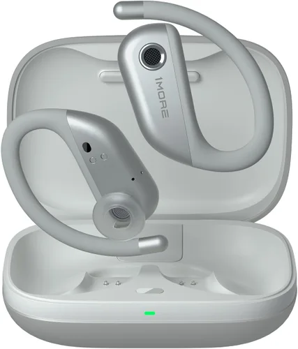 Vista 11 de 1MORE S50 Fit - Auriculares abiertos, auriculares Bluetooth inalámbricos Bluetooth 5.3 con 4 micrófonos, auriculares ligeros con ganchos