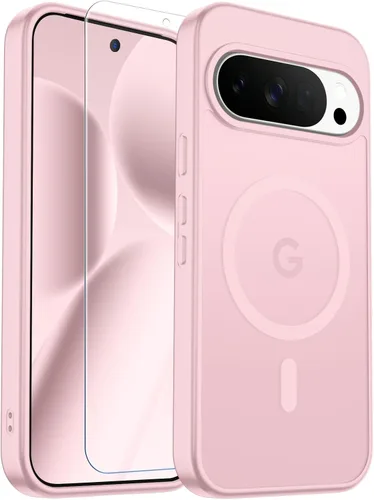 Vista 16 de SUPFINE Funda magnética para Google Pixel 10 Pro XL con protector de pantalla (imanes integrados) (protección contra caídas de grado militar)