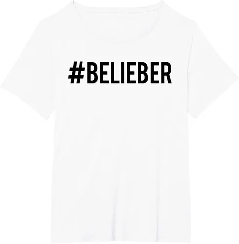Vista 27 de Justin Bieber Camiseta oficial #Belieber Hashtag
