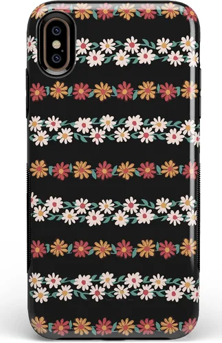 Vista 42 de Casely Funda para iPhone Xs Max Funda con estampado de festival (solo buenas vibraciones)