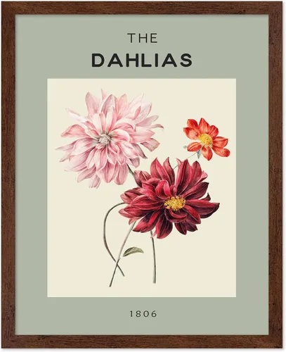 Vista 20 de Poster Master Póster vintage Overbeck – Impresión de acuarela retro – Regalo para artistas, amigos, girasoles, hermoso, botánico, planta