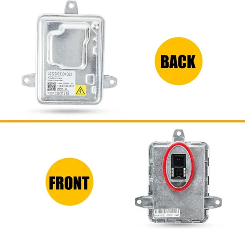 Vista 5 de RANSOTO 130732931515 Módulo de unidad de control de balasto de faros de xenón con bombilla D3S compatible con Dodge Dart Cadillac CTS XTS Chevy