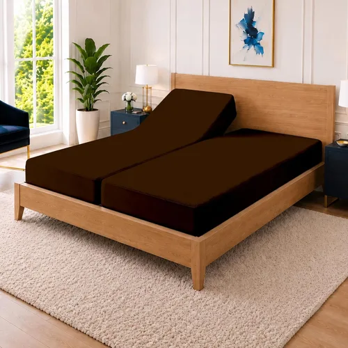 Vista 15 de SGI bedding Funda protectora de colchón impermeable con parte superior dividida tamaño Queen de 60 x 80 pulgadas, parte superior de 28 pulgadas