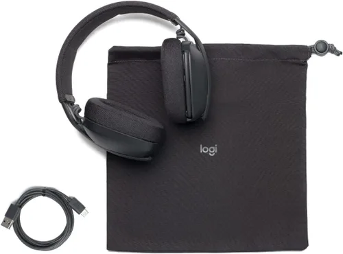 Vista 5 de Logitech Zone Vibe 100 Auriculares Inalámbricos Diadema Llamadas/Música Bluetooth Grafito