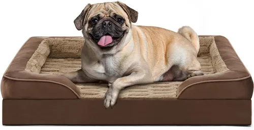 Vista 14 de FURTIME Cama Ortopédica para Perros para Perros Pequeños - Camas de Sofá para Perros Pequeños Lavables, Cama de Sofá de Espuma de Apoyo