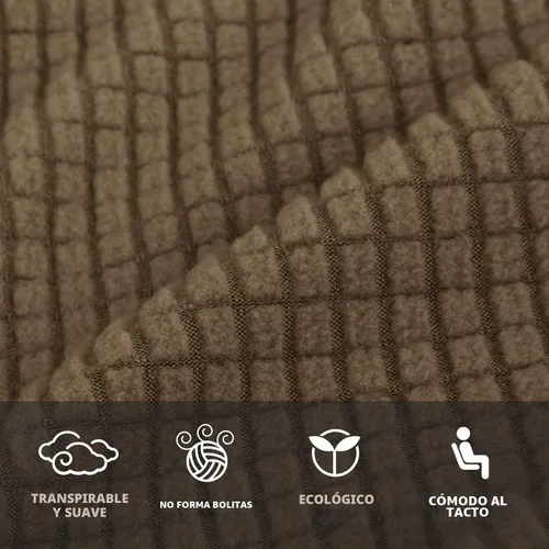 Vista 7 de JIVINER Fundas súper elásticas para sillas reclinables, de elastano, suave, con bolsillos, protector de muebles reclinables (reclinable, marrón)
