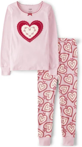 Vista 15 de Gymboree conjunto de pijama de manga larga 100% algodón para bebés y niños pequeños, Gymmies para días festivos Conejitos azules