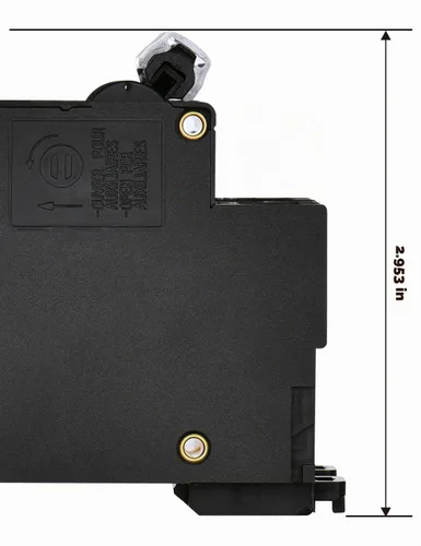 Vista 6 de DIHOOL Disyuntor DC Interruptor de desconexión solar de 100 amperios 2p 1000V para PV, UPS, batería de RV, montaje en carril DIN..