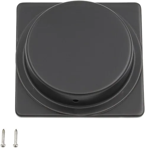 Vista 3 de Homdiy MC009-70BK - Tirador de puerta corredera negro para armario, armario, puerta de bolsillo, tirador de dedo empotrado - MC009-70BK - 1 paquete