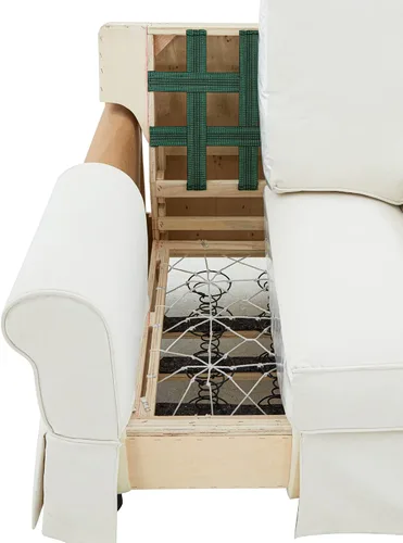 Vista 7 de Sunset Trading Horizon - Tumbona cubierta deslizante, sofá cama blanco, pequeño